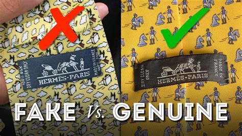 hermes tie real vs fake|how to identify hermes ties.